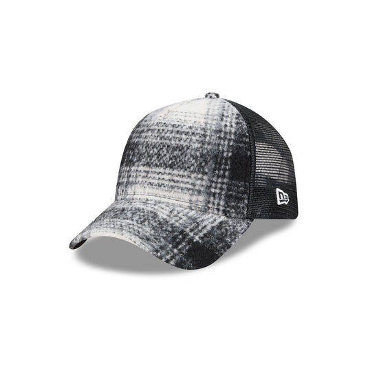 New Era Cap Flannel Plaid 9FORTY A-Frame Trucker Hat - New Era Cap