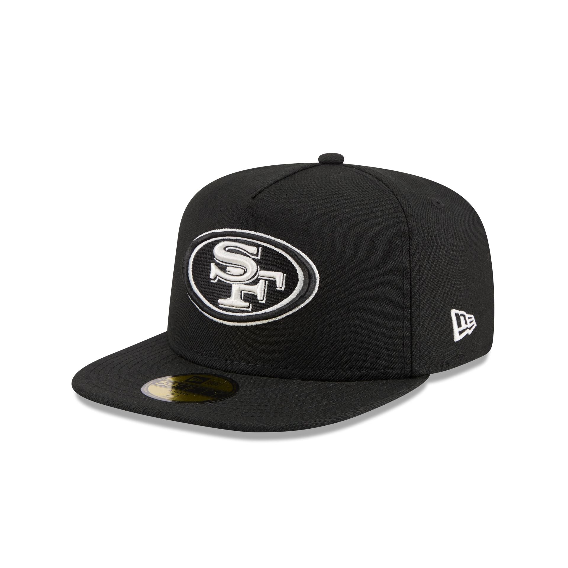 Just Caps Chiseled Logo San Francisco 49ers 59FIFTY A-Frame Fitted Hat