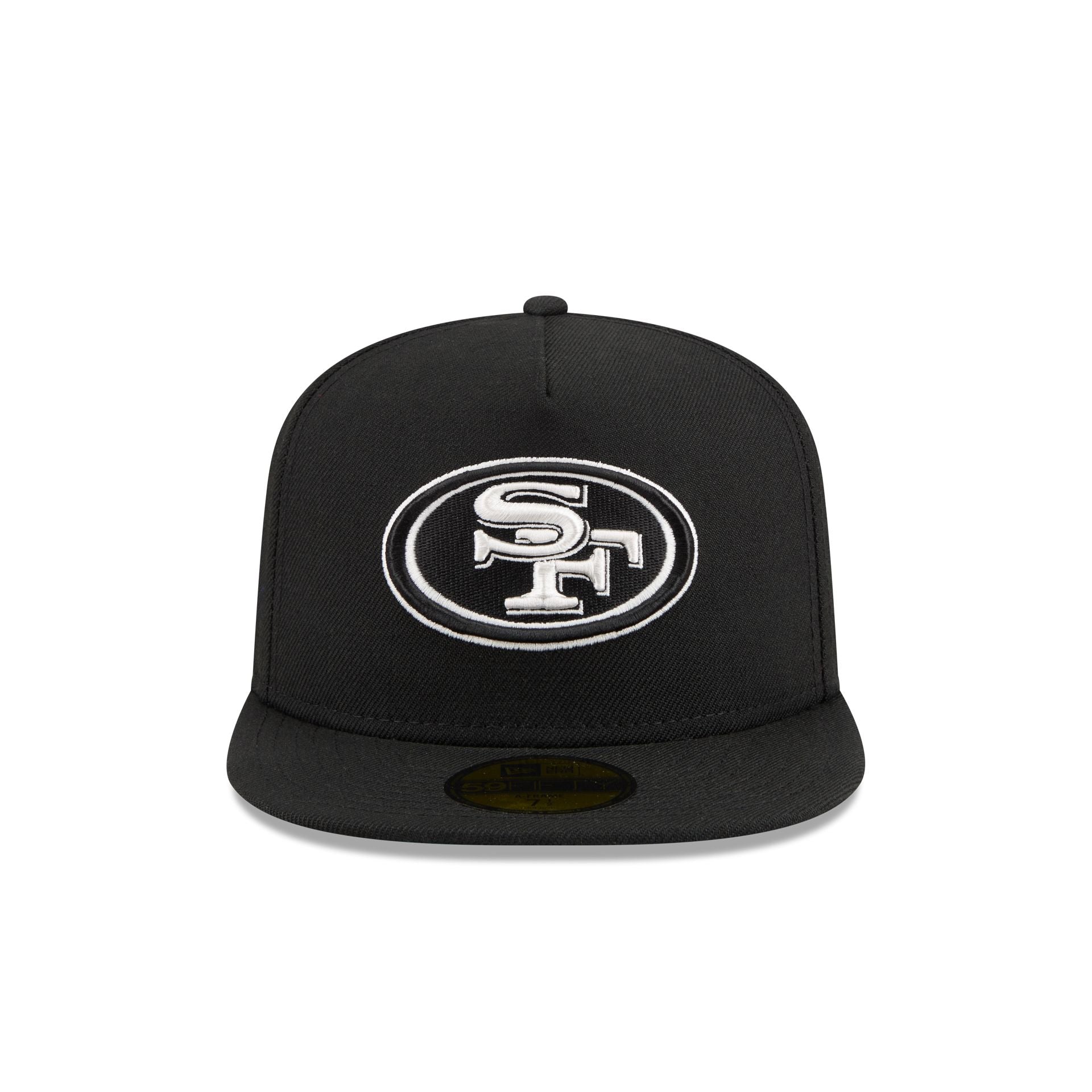 Just Caps Chiseled Logo San Francisco 49ers 59FIFTY A-Frame Fitted Hat