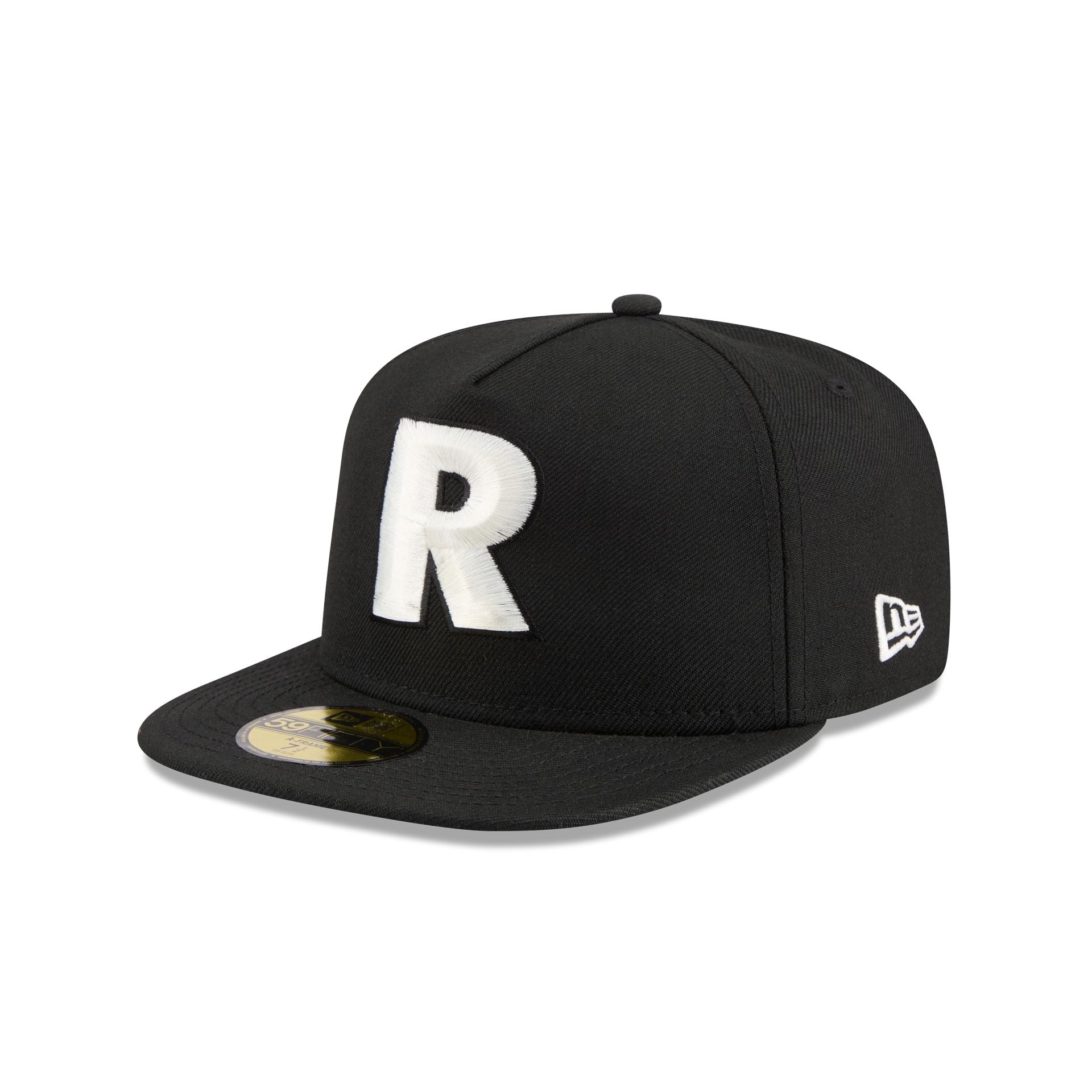 Just Caps Chiseled Logo Las Vegas Raiders 59FIFTY A-Frame Fitted Hat