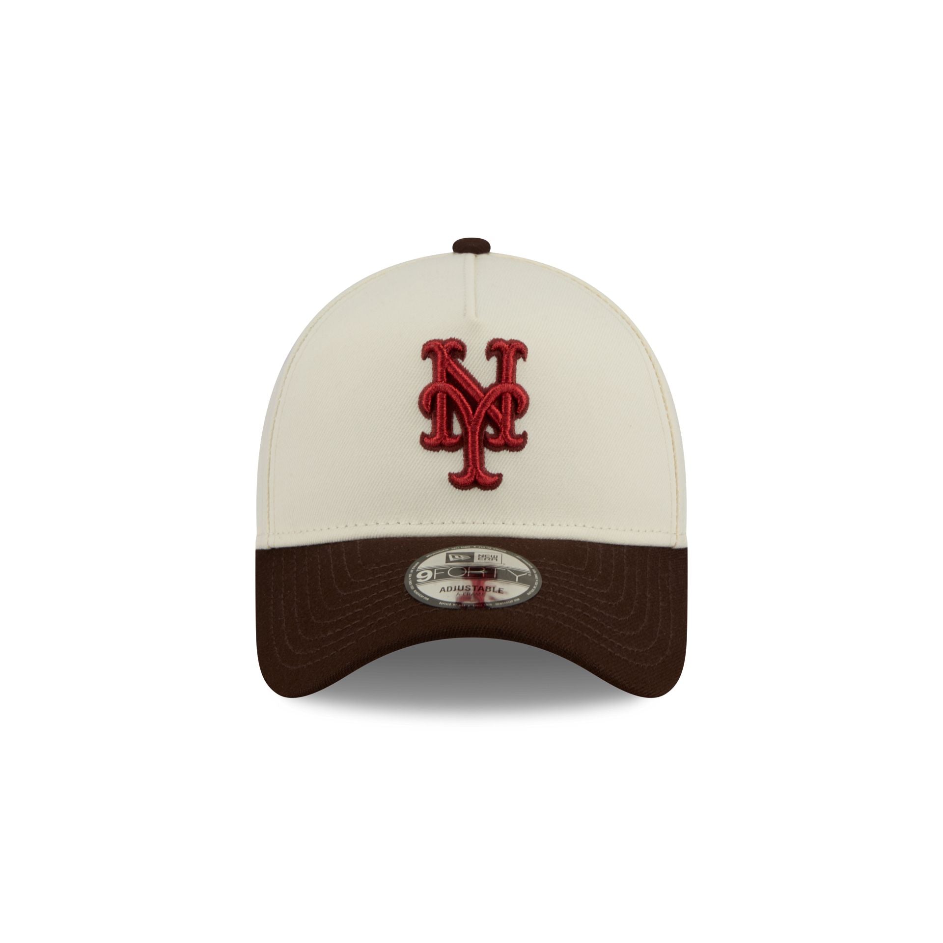 New York Mets City Script 9FORTY A-Frame Snapback Hat