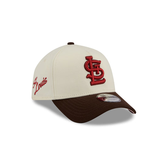 St. Louis Cardinals City Script 9FORTY A-Frame Snapback Hat - New Era Cap