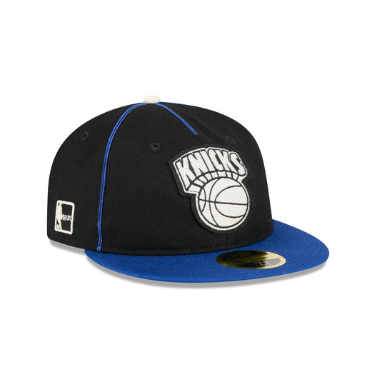 New York Knicks Felt Logo Retro Crown 59FIFTY Fitted Hat - New Era Cap