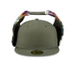 New Era Cap Canvas Olive Dog Ear 59FIFTY Fitted Hat