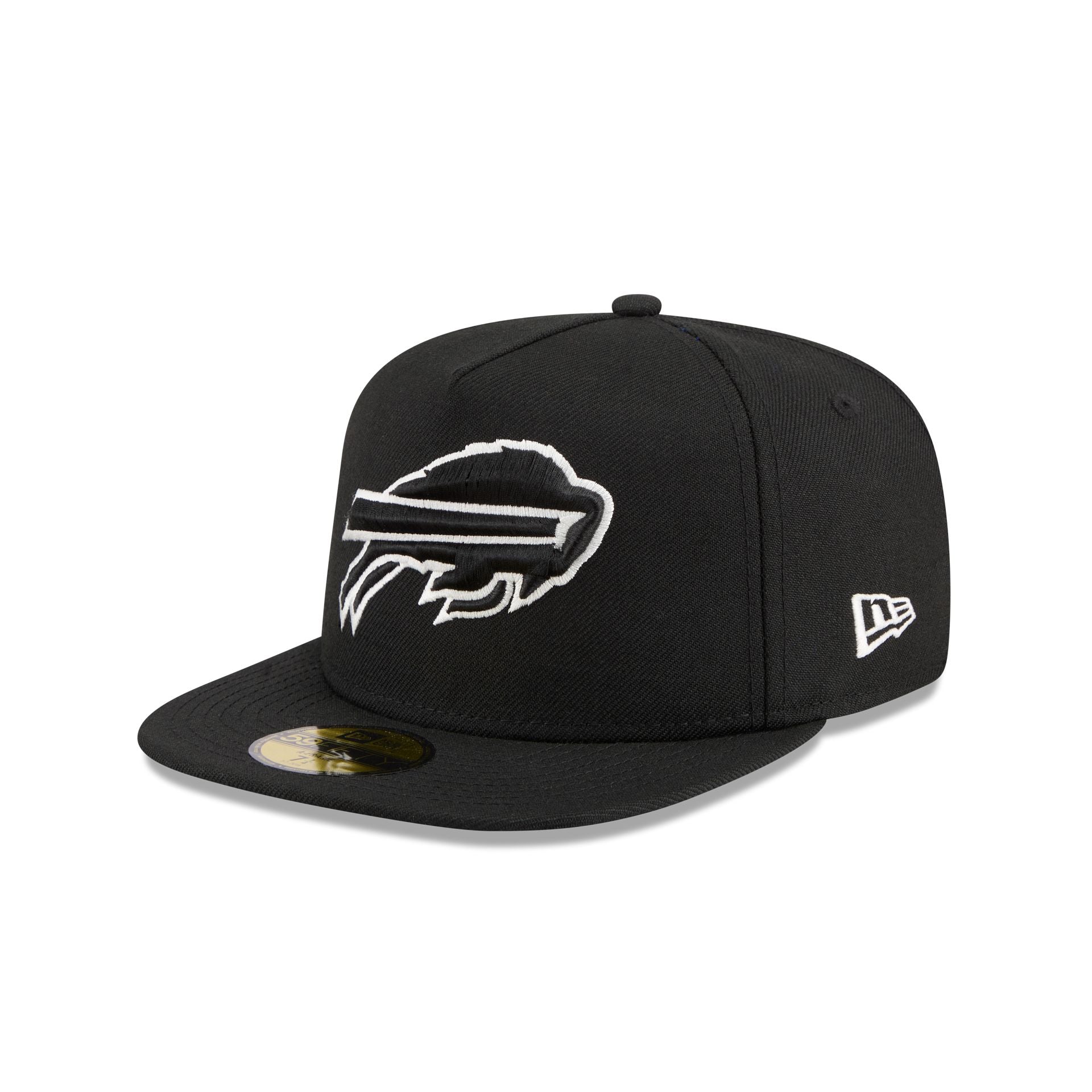 Just Caps Chiseled Logo Buffalo Bills 59FIFTY A-Frame Fitted Hat