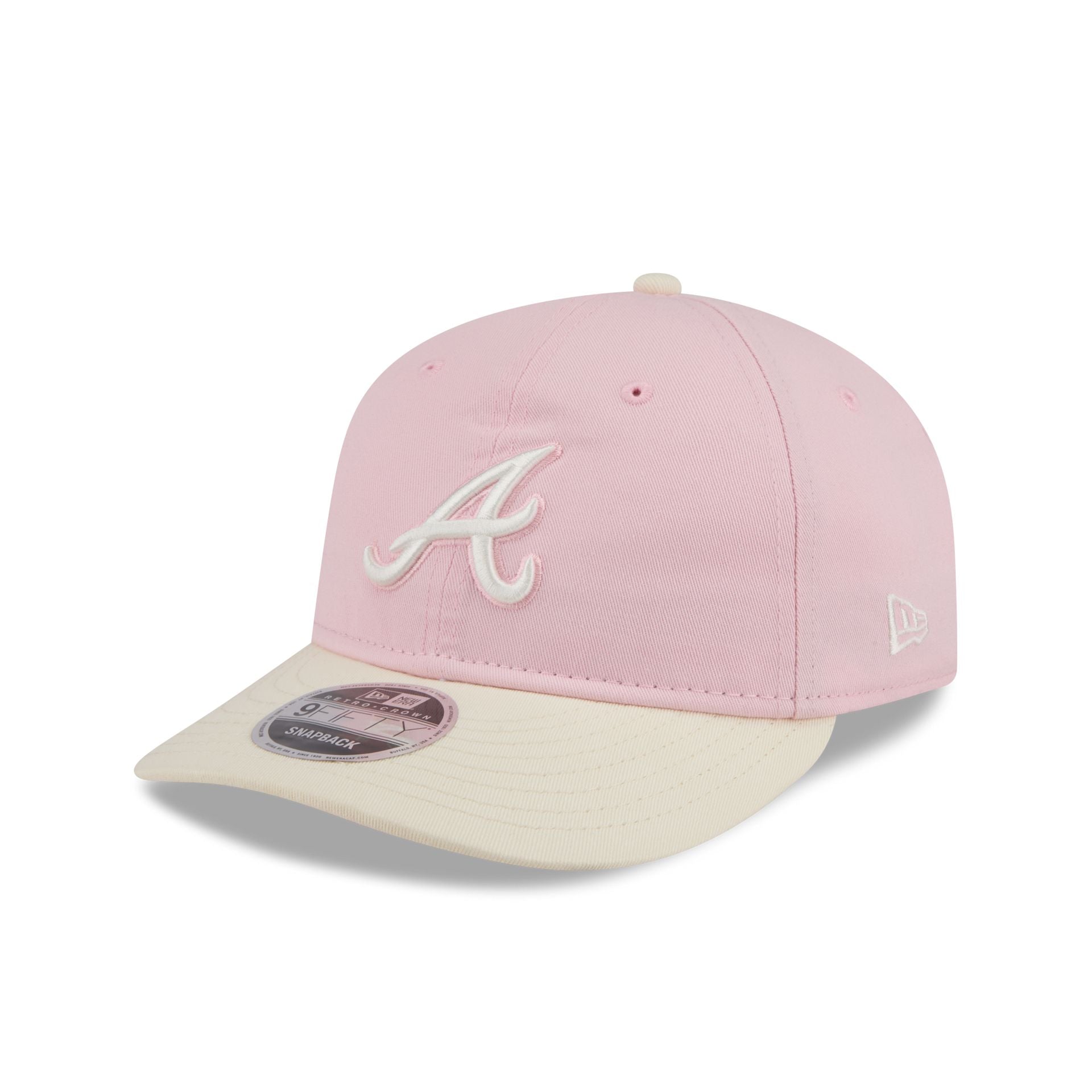 Atlanta Braves Light Pink 9FIFTY Snapback Hat