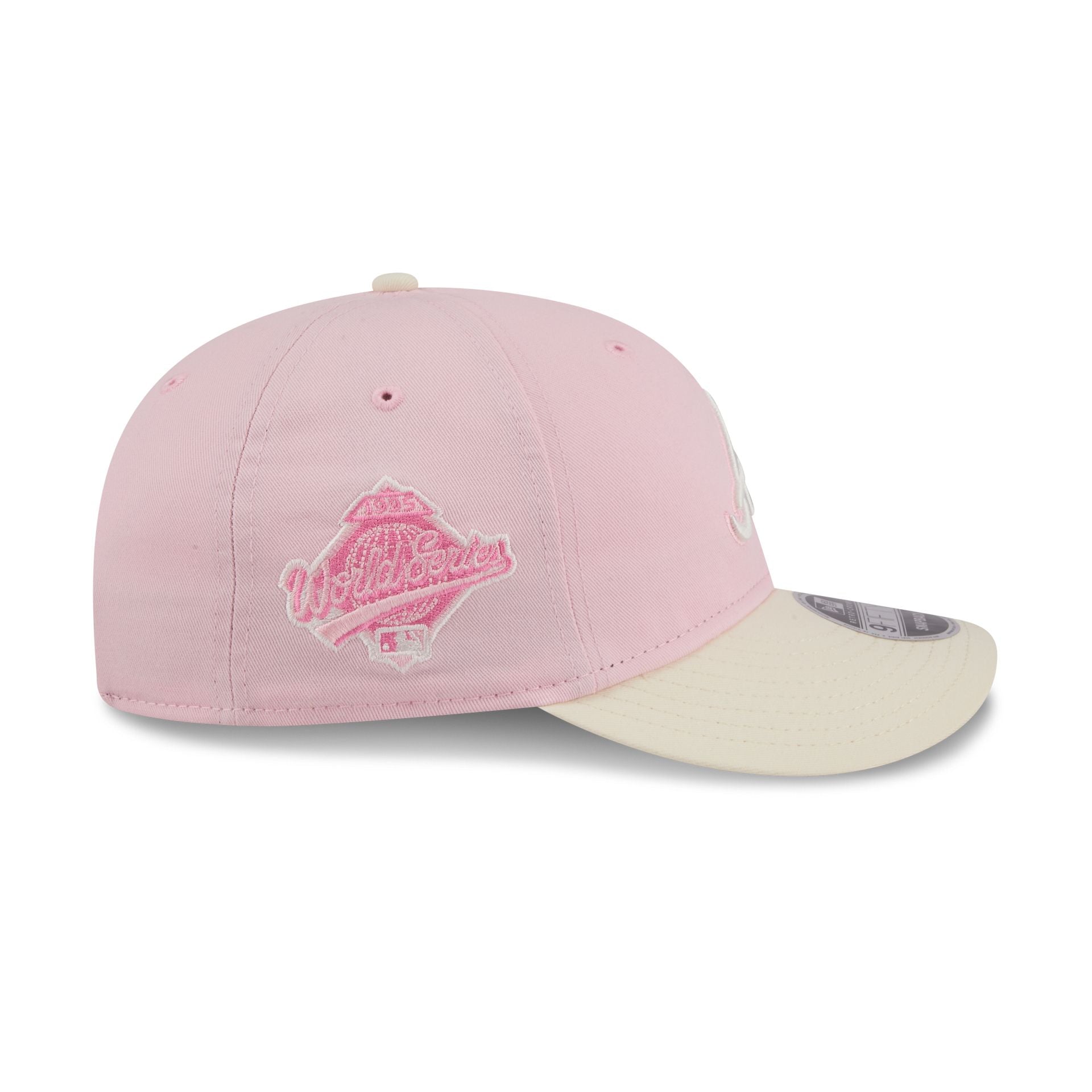 Atlanta Braves Light Pink 9FIFTY Snapback Hat