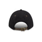 New Era Cap Brushed Wool Heather Black 9FORTY M-Crown Adjustable Hat