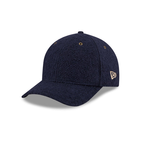 New Era Cap Brushed Wool Navy 9FORTY M-Crown Adjustable Hat - New Era Cap