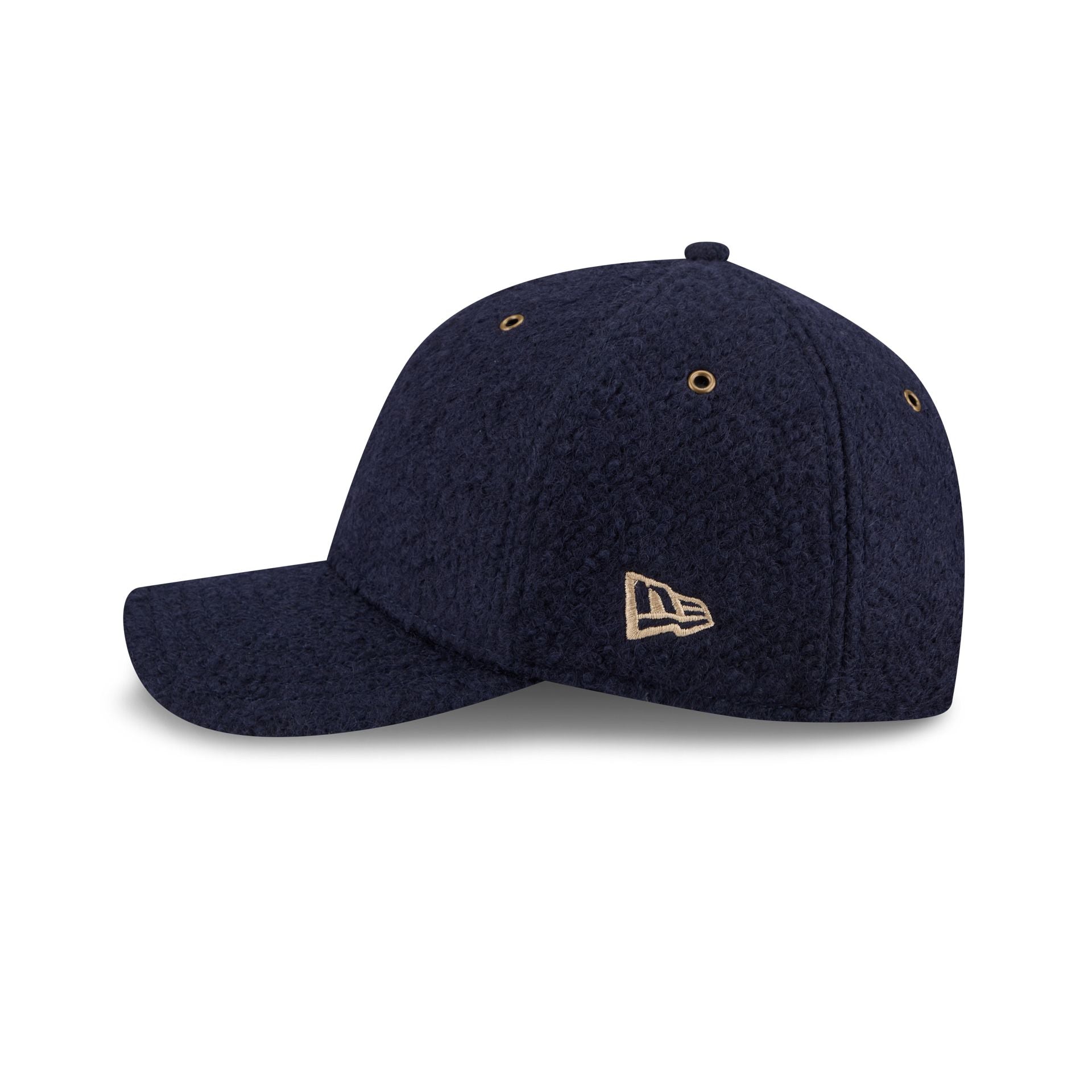 New Era Cap Brushed Wool Navy 9FORTY M-Crown Adjustable Hat