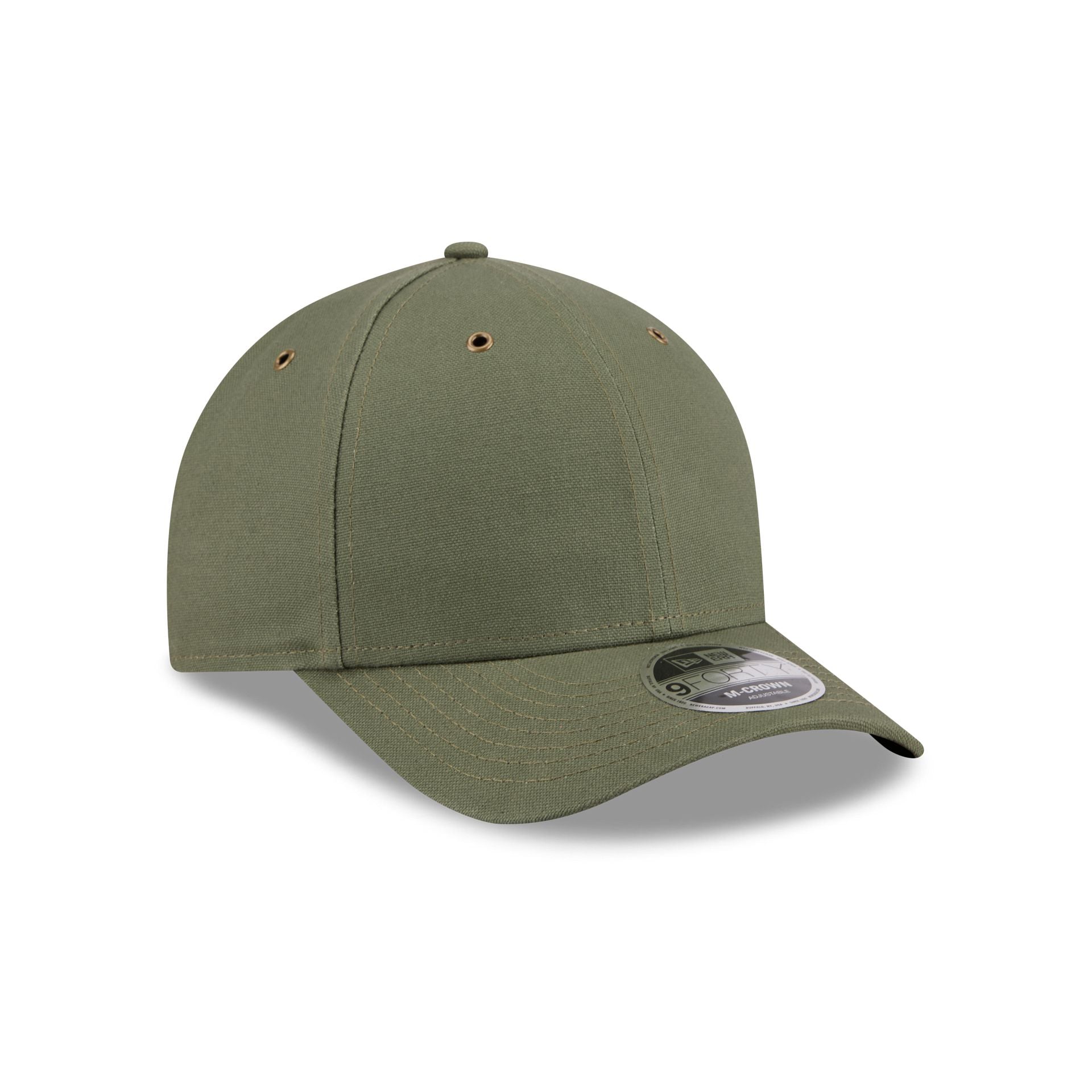 New Era Cap Canvas Olive 9FORTY M-Crown Adjustable Hat