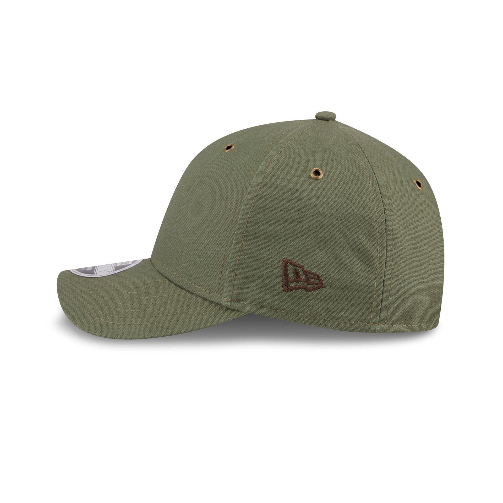 New Era Cap Canvas Olive 9FORTY M-Crown Adjustable Hat