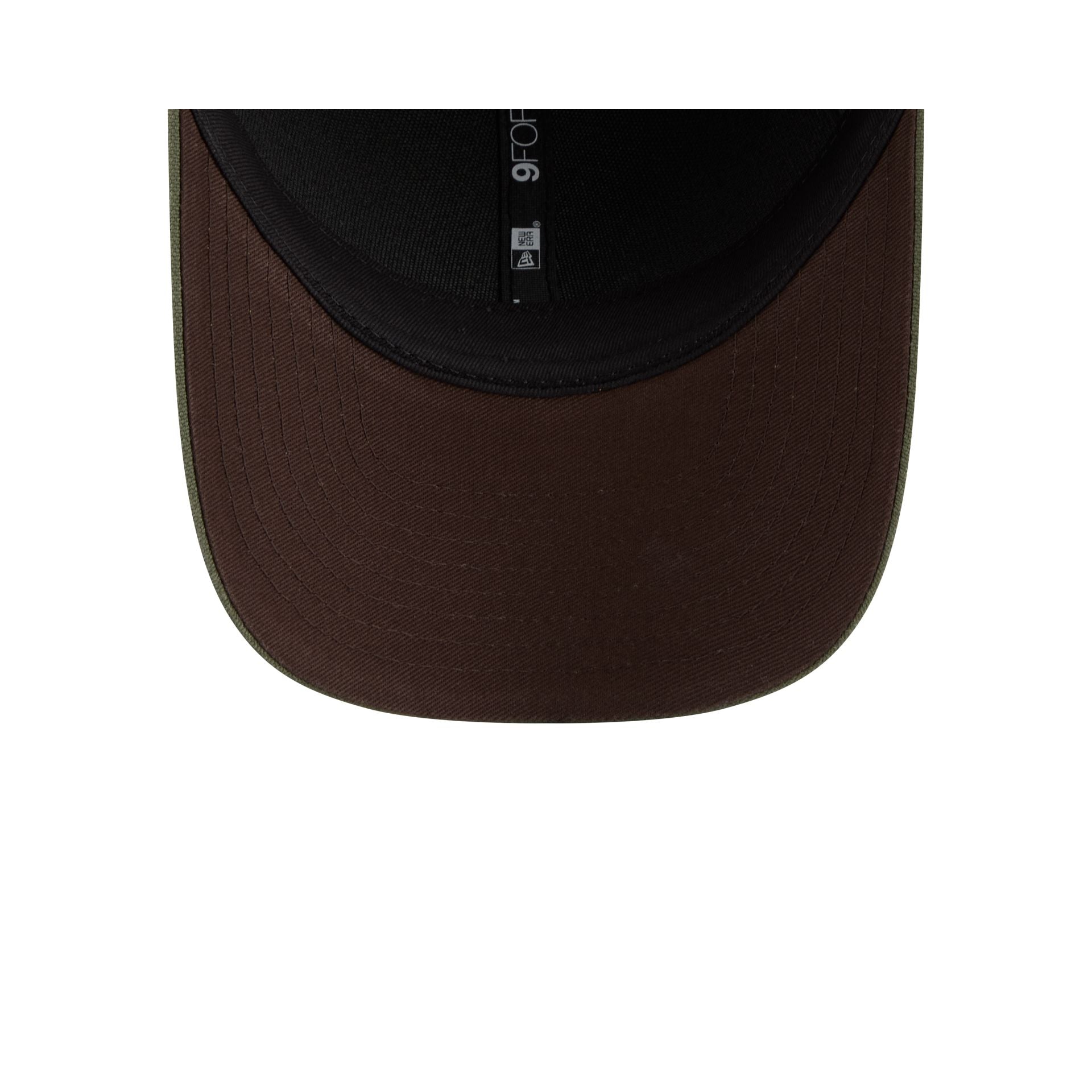 New Era Cap Canvas Olive 9FORTY M-Crown Adjustable Hat