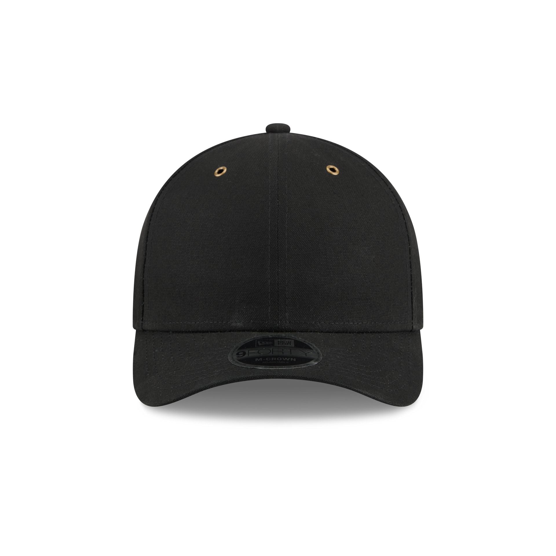 New Era Cap Canvas Black 9FORTY M-Crown Adjustable Hat