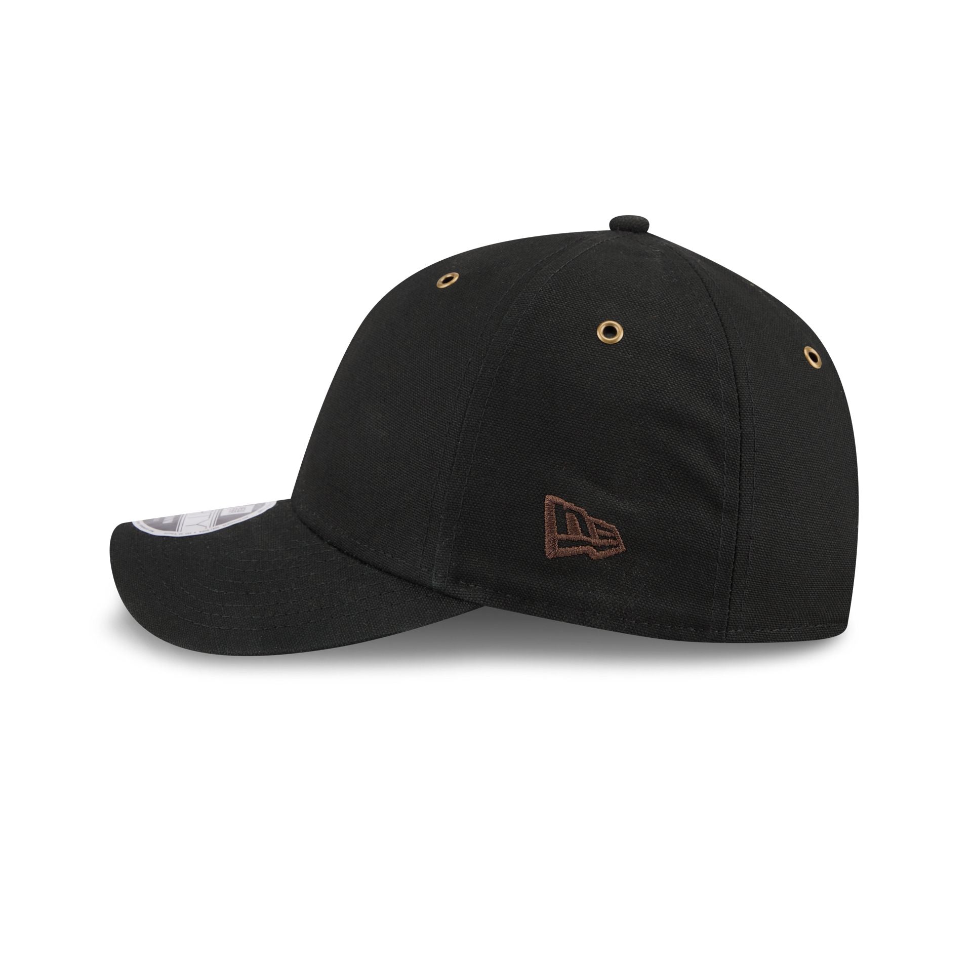 New Era Cap Canvas Black 9FORTY M-Crown Adjustable Hat