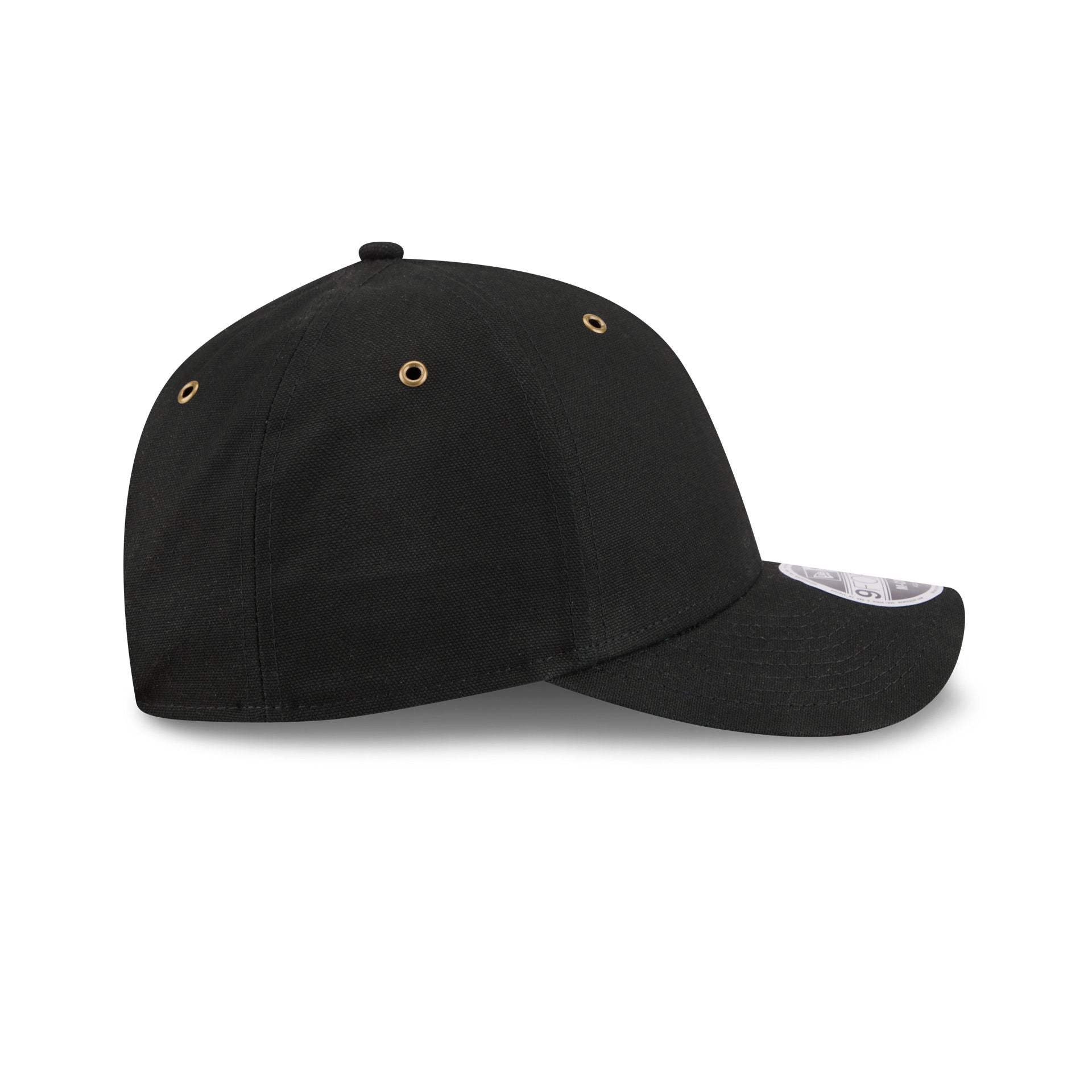 New Era Cap Canvas Black 9FORTY M-Crown Adjustable Hat