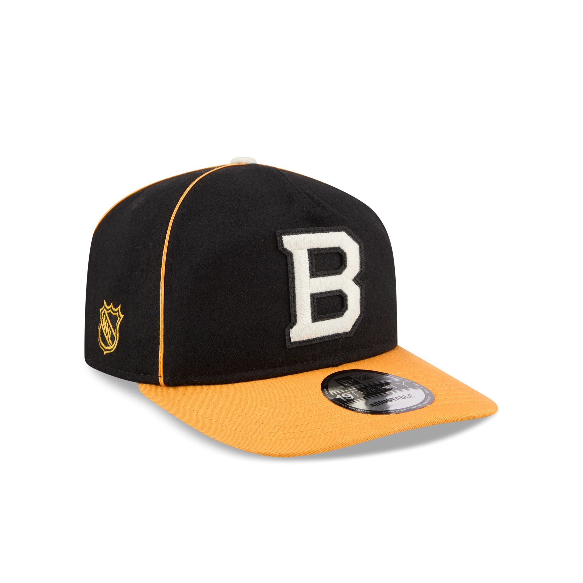 Boston Bruins Felt Logo 19TWENTY Adjustable Hat