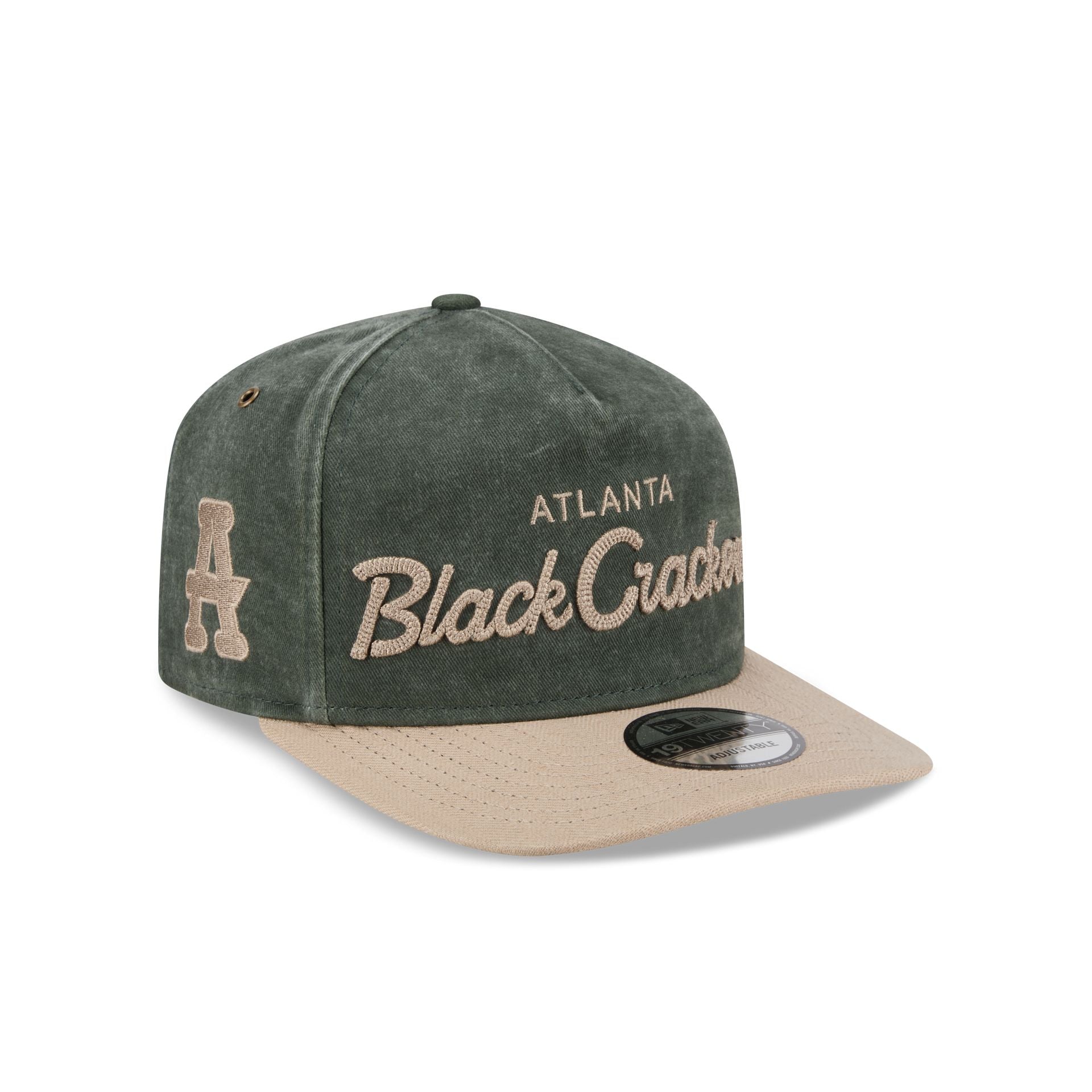 Atlanta Black Crackers Chainstitch Dark Green 19TWENTY Adjustable