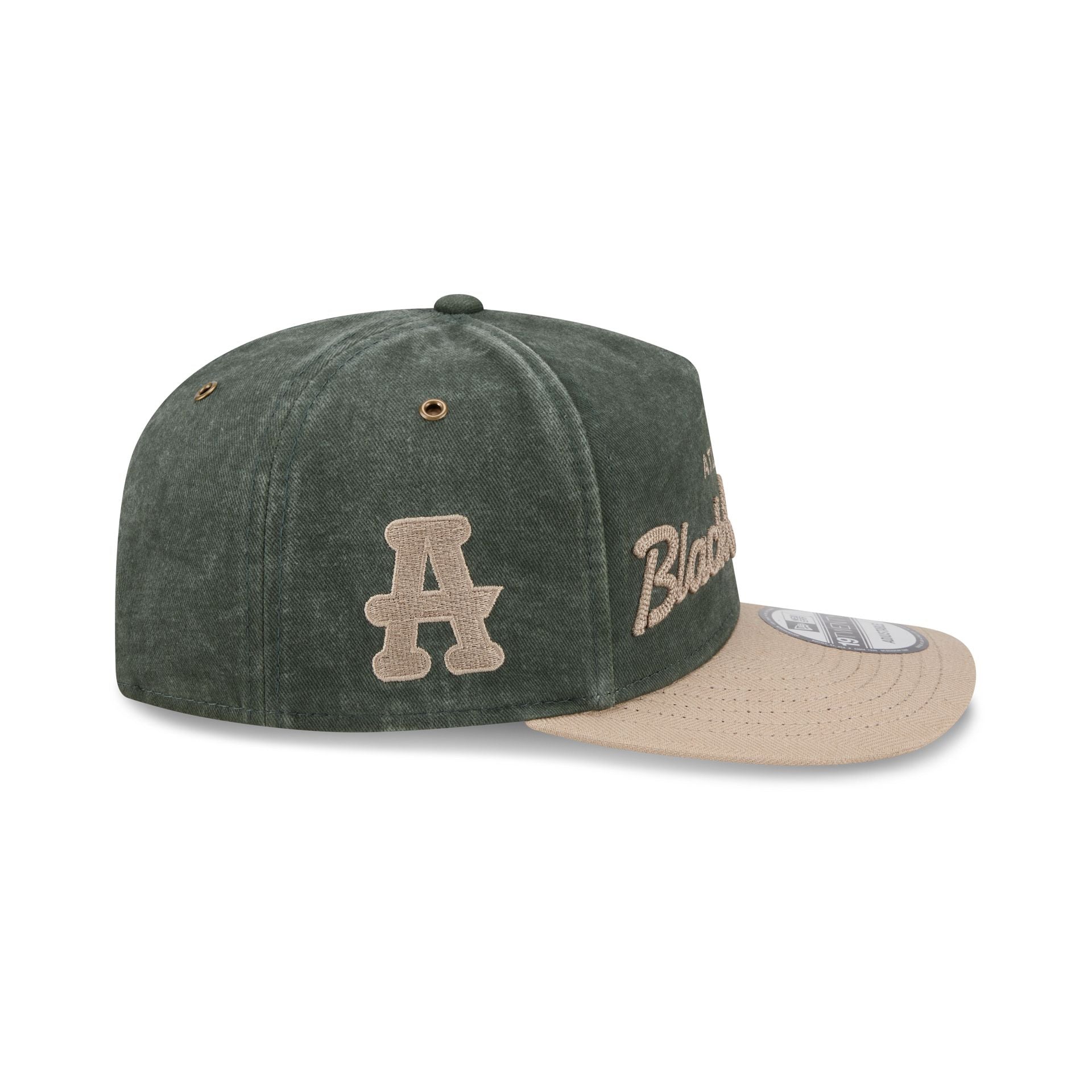Atlanta Black Crackers Chainstitch Dark Green 19TWENTY Adjustable Hat