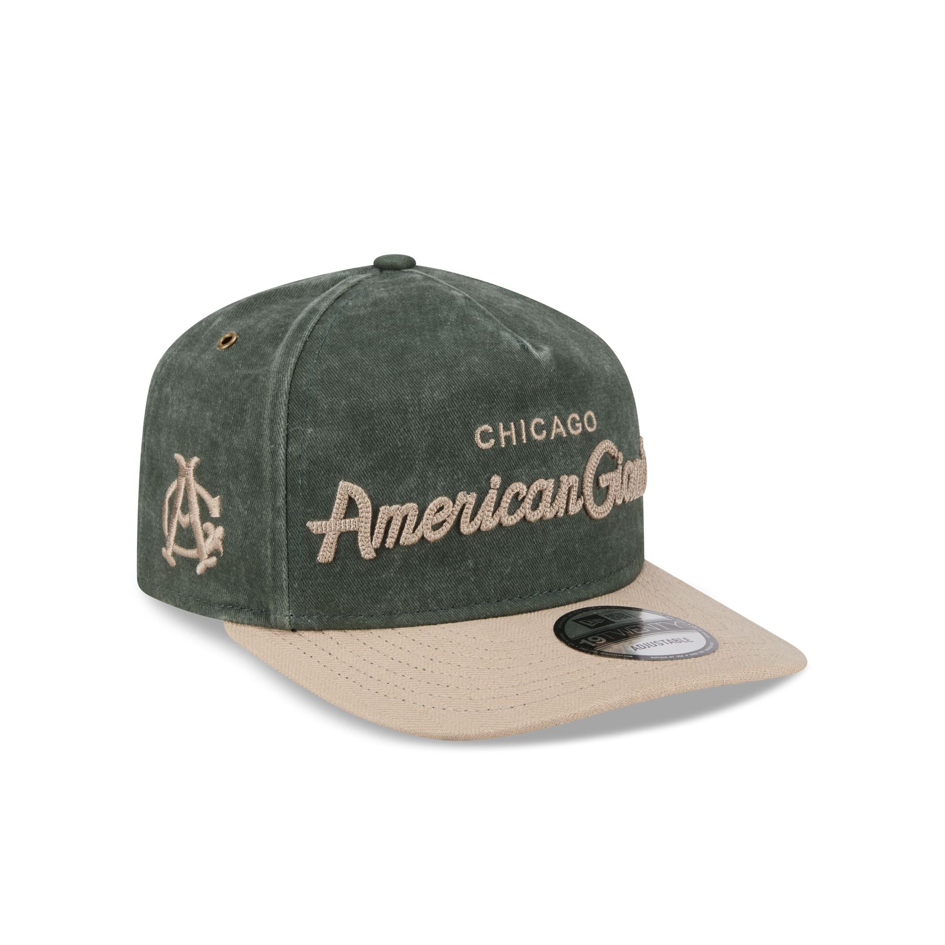 Chicago American Giants Chainstitch Dark Green 19TWENTY Adjustable Hat