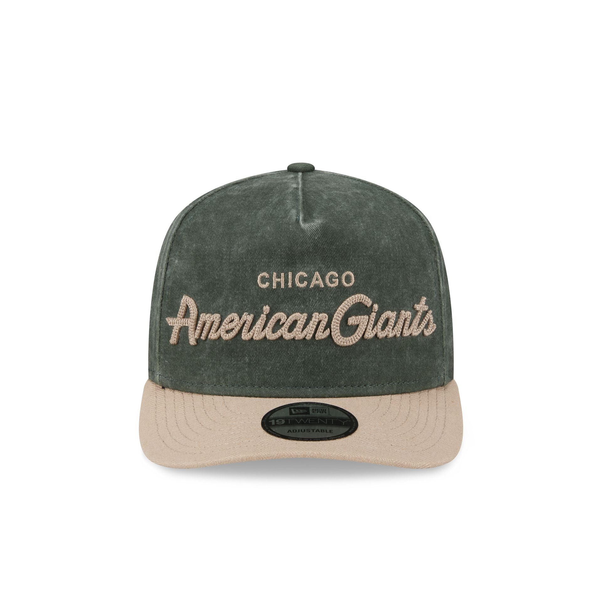 Chicago American Giants Chainstitch Dark Green 19TWENTY Adjustable Hat