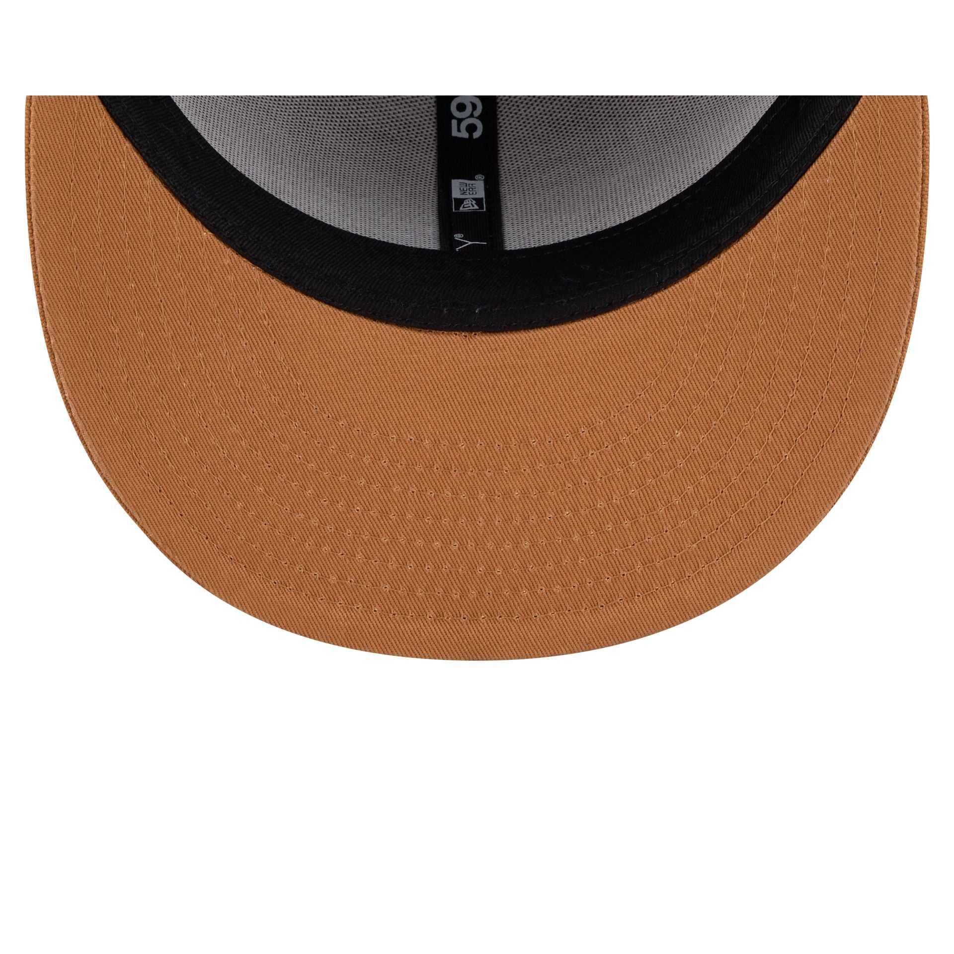 New Era Cap Canvas Light Bronze Dog Ear 59FIFTY Fitted Hat