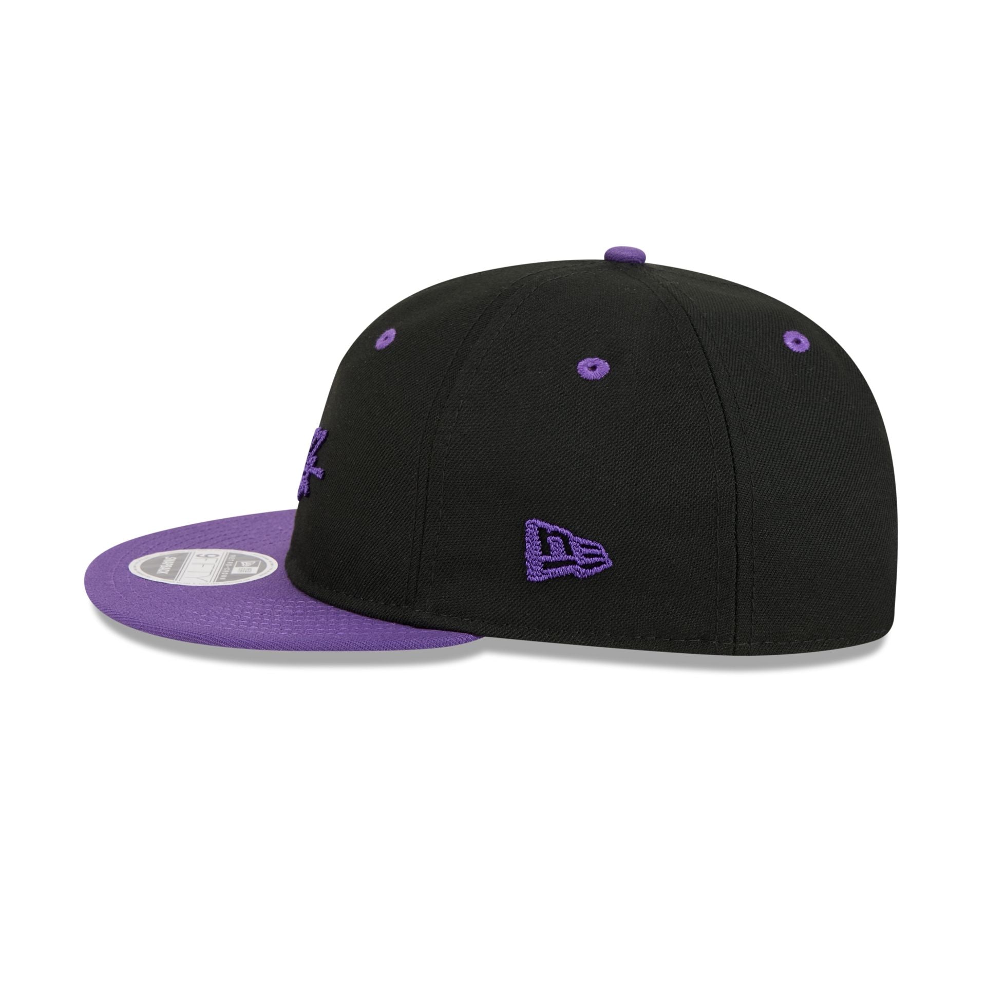 Utah Jazz Chainstitch Script Retro Crown 9FIFTY Snapback Hat