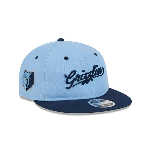 Memphis Grizzlies Chainstitch Script Retro Crown 9FIFTY Snapback Hat - New Era Cap