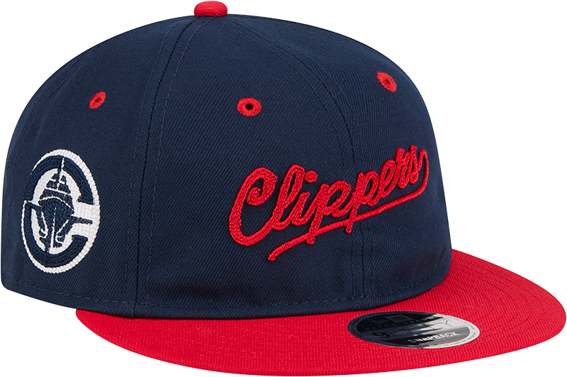 Los Angeles Clippers Chainstitch Script Retro Crown 9FIFTY Snapback Hat