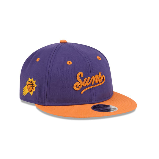 Phoenix Suns Chainstitch Script Retro Crown 9FIFTY Snapback Hat - New Era Cap