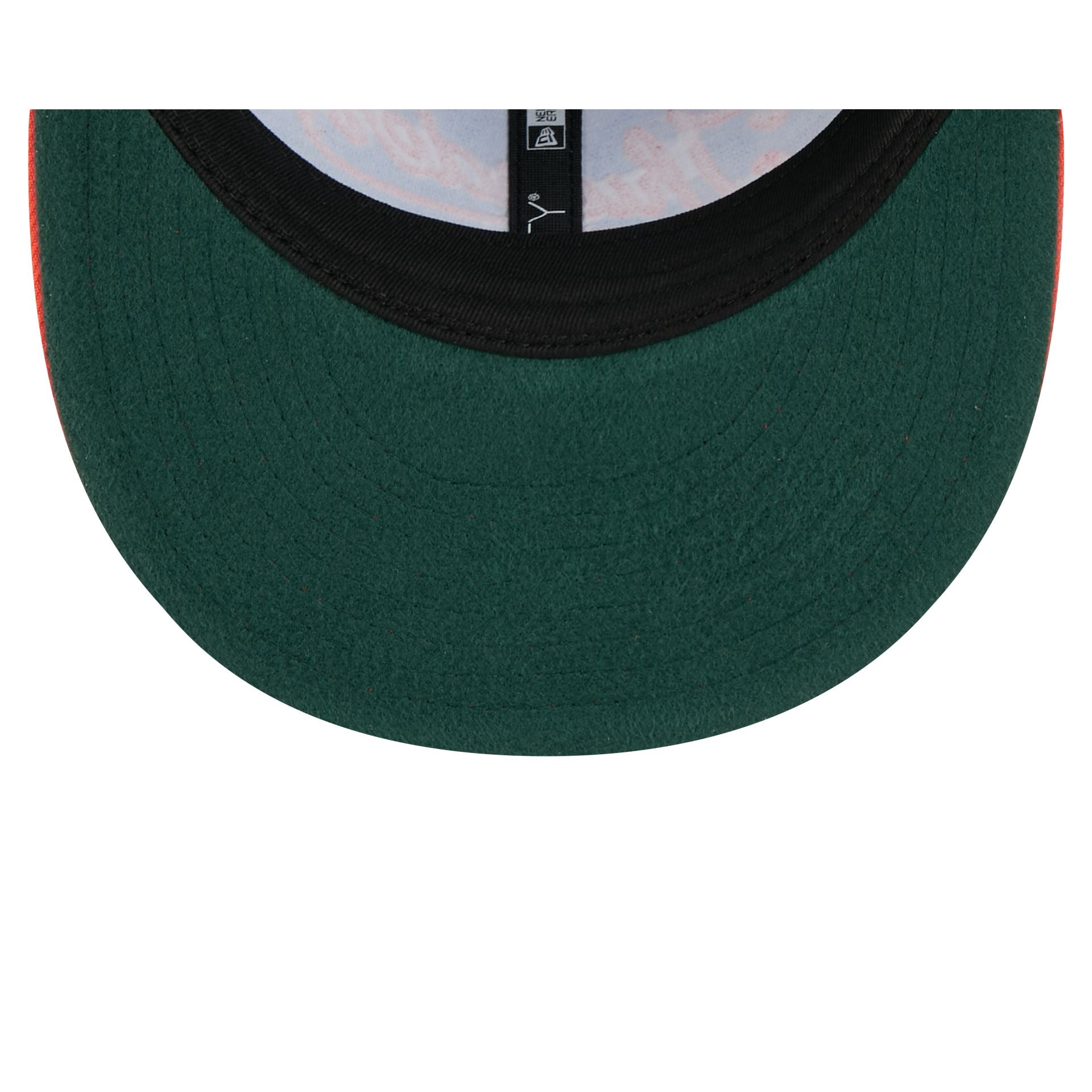 Oklahoma City Thunder Chainstitch Script Retro Crown 9FIFTY Snapback Hat
