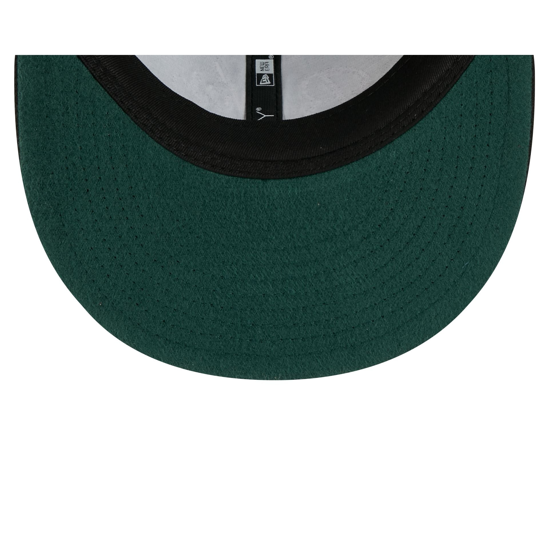 Milwaukee Bucks Chainstitch Script Retro Crown 9FIFTY Snapback Hat