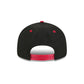 Miami Heat Chainstitch Script Retro Crown 9FIFTY Snapback Hat