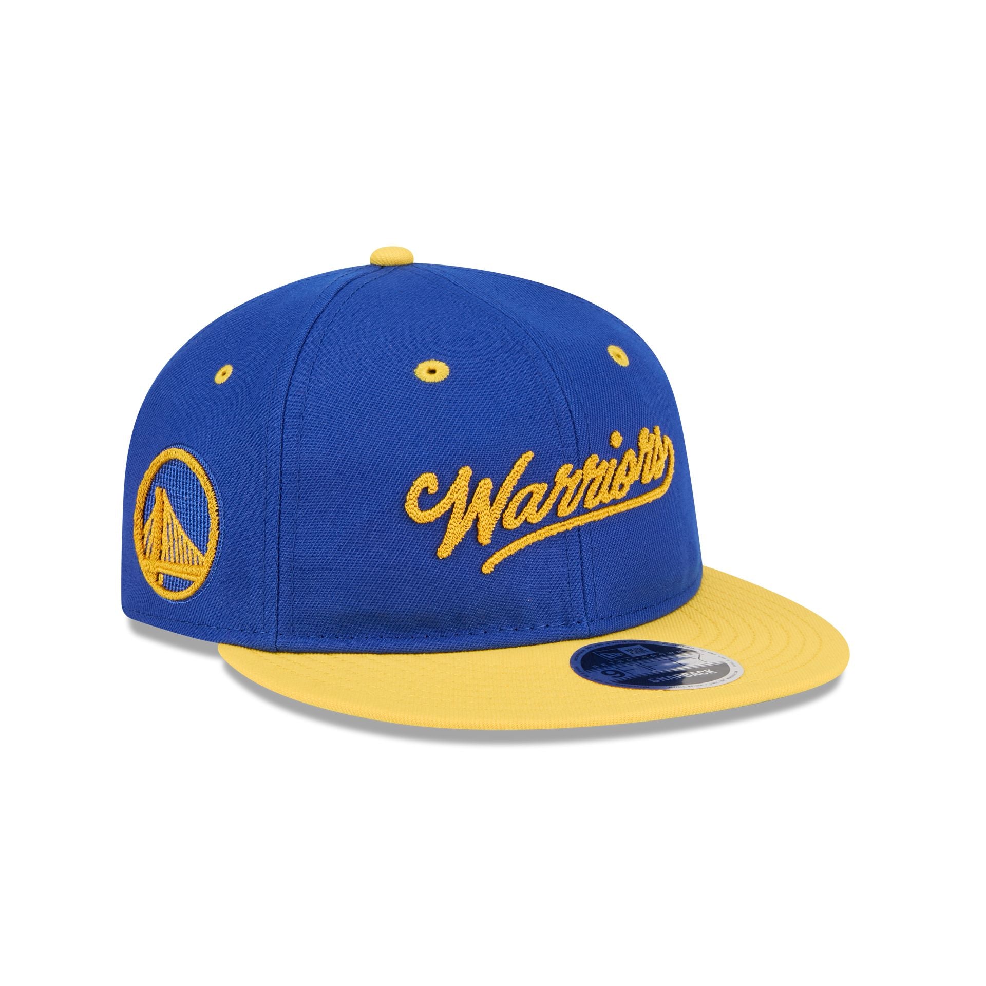 Golden State Warriors Chainstitch Script Retro Crown 9FIFTY