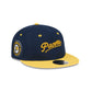 Indiana Pacers Chainstitch Script Retro Crown 9FIFTY Snapback Hat