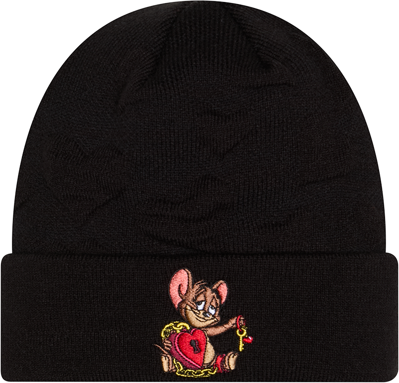 Tom and Jerry Lock and Key Cuff Knit Hat
