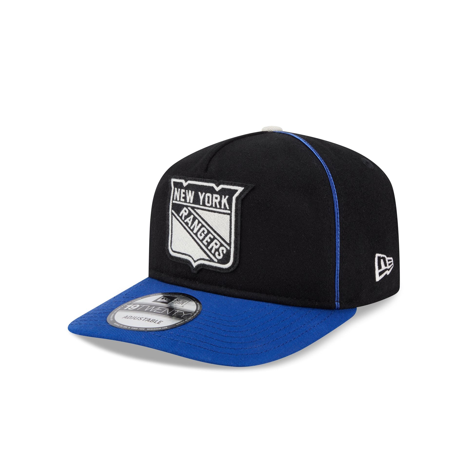 New York Rangers Felt Logo 19TWENTY Adjustable Hat
