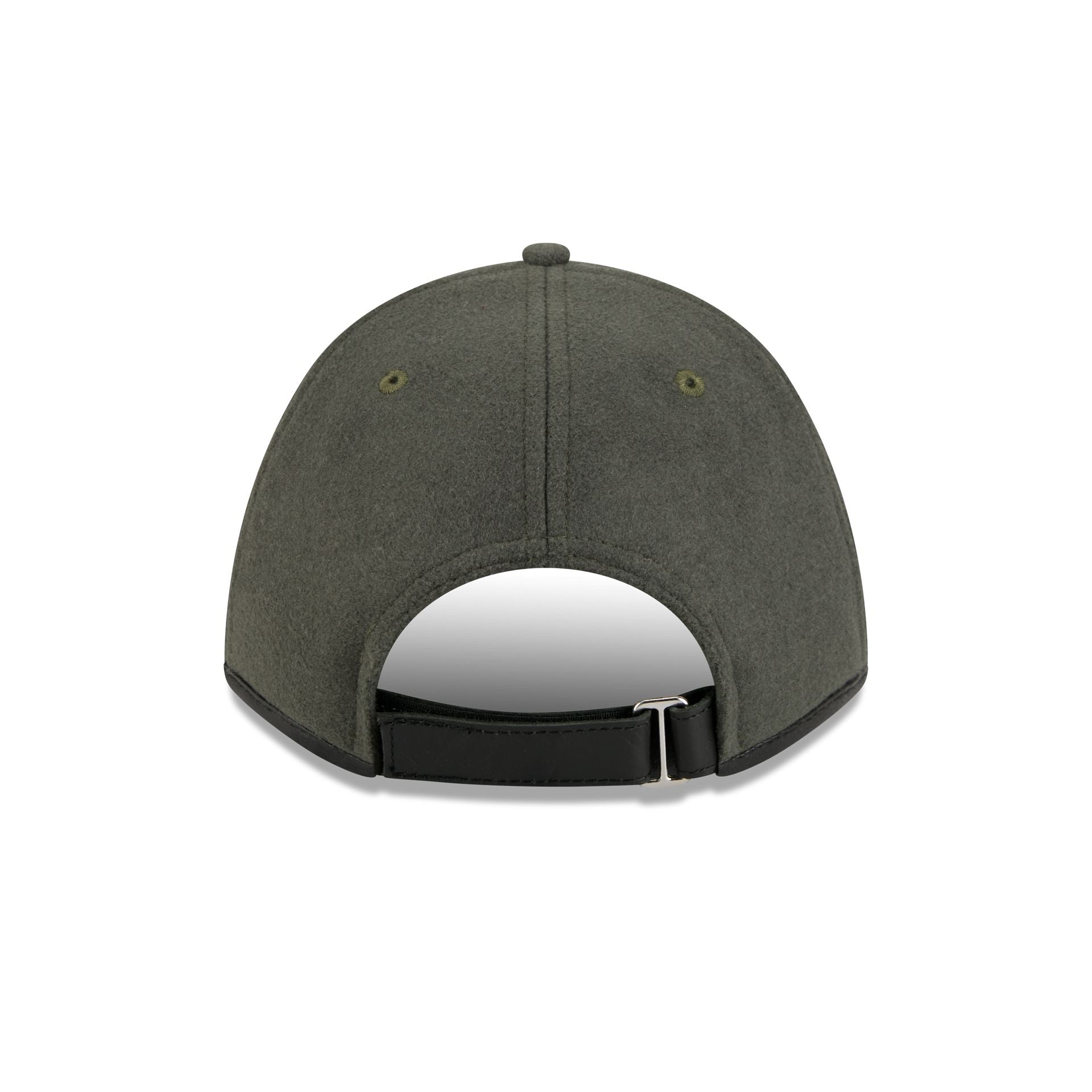 New Era Cap Black Platinum Tier Melton Wool Gray 9FORTY M-Crown Adjustable Hat