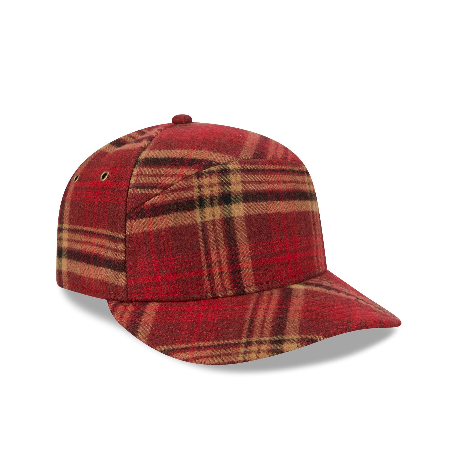 New Era Cap Silver Tier Wool Plaid Split Panel 59FIFTY Fitted Hat
