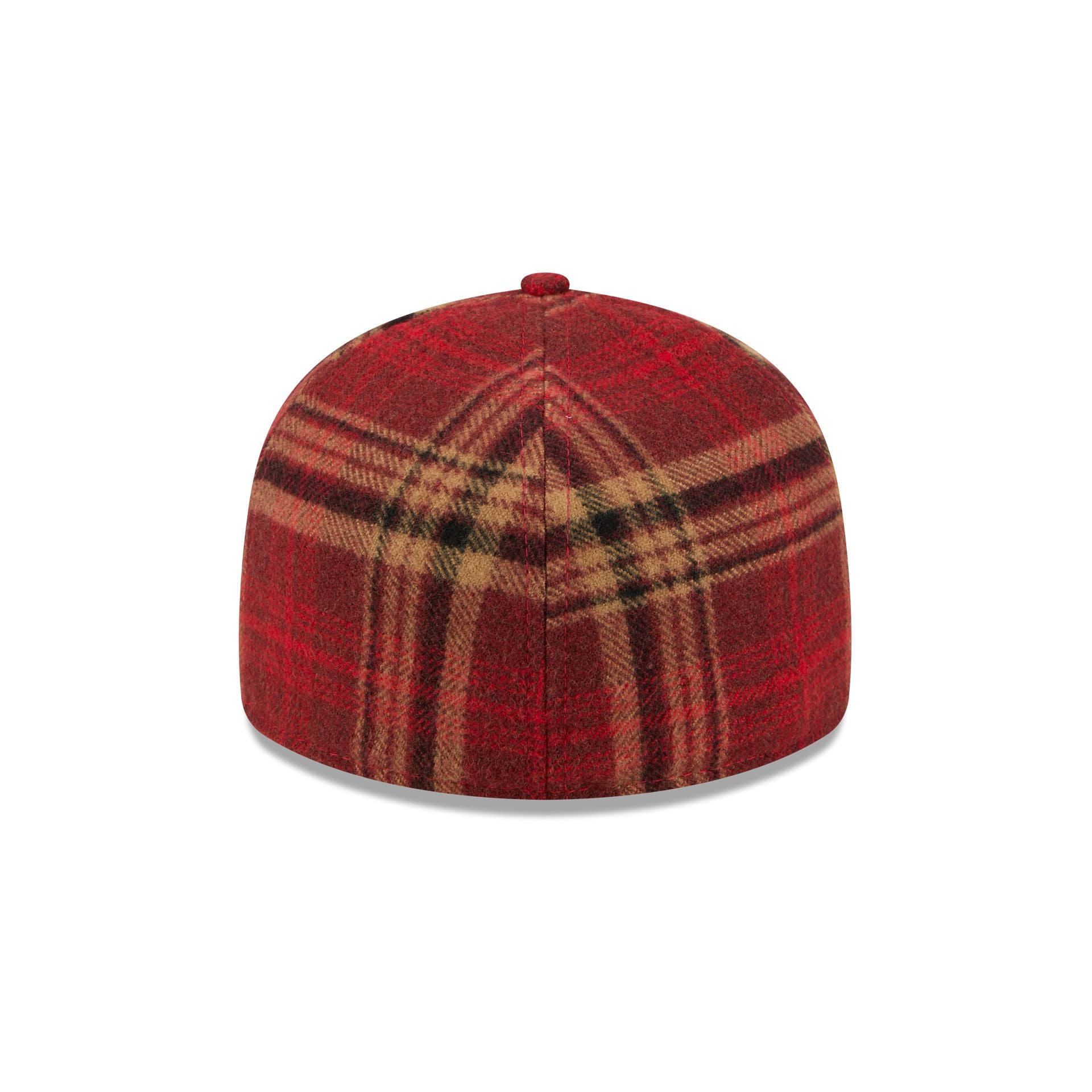 New Era Cap Silver Tier Wool Plaid Split Panel 59FIFTY Fitted Hat