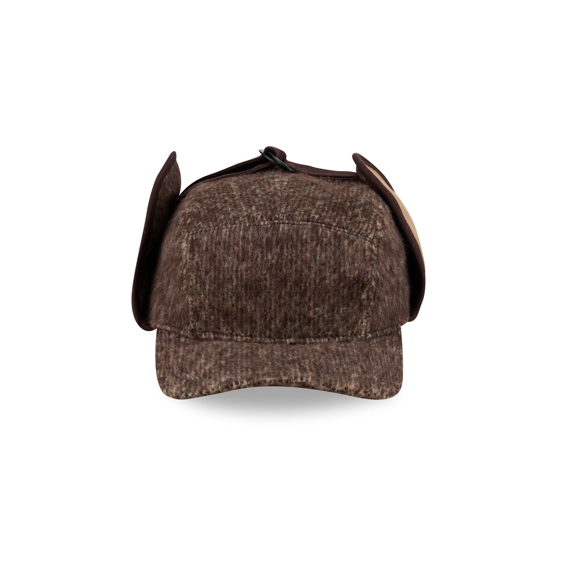 New Era Cap Silver Tier Melton Wool Dog Ear Camper Hat