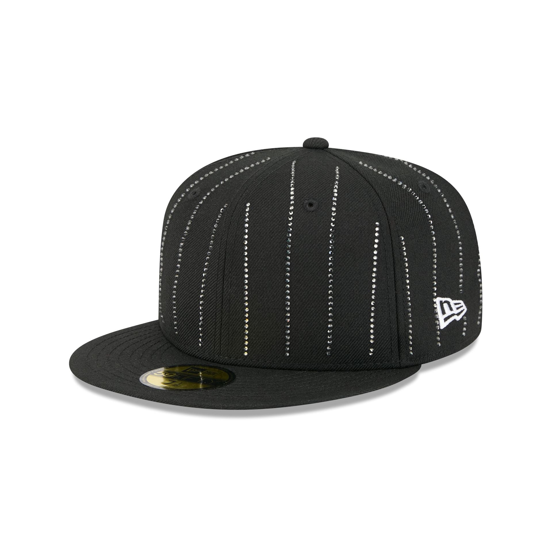 New Era Cap Gold Tier Crystal Pinstripe 59FIFTY Fitted Hat