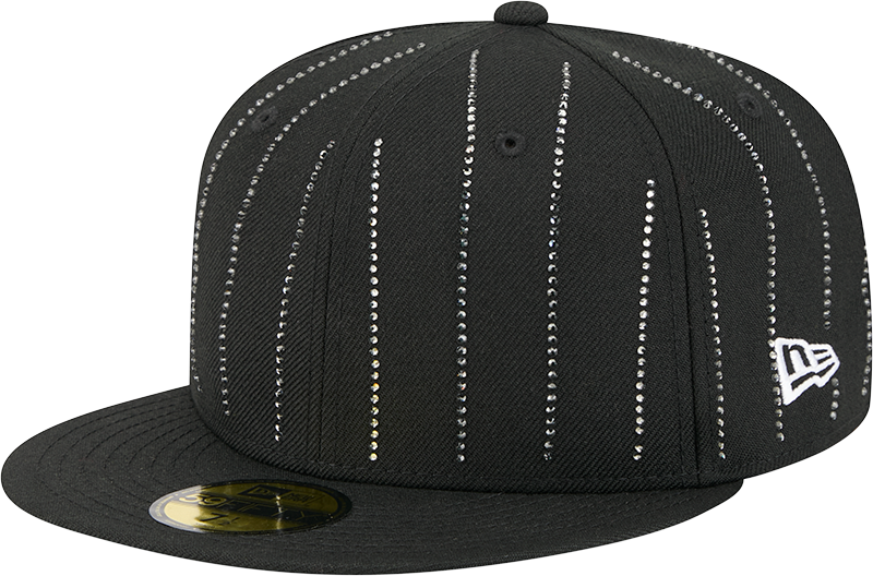 New Era Cap Gold Tier Crystal Pinstripe 59FIFTY Fitted Hat