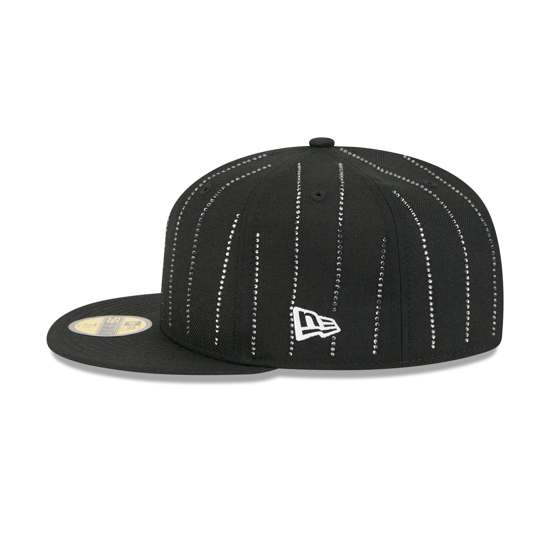 New Era Cap Gold Tier Crystal Pinstripe 59FIFTY Fitted Hat