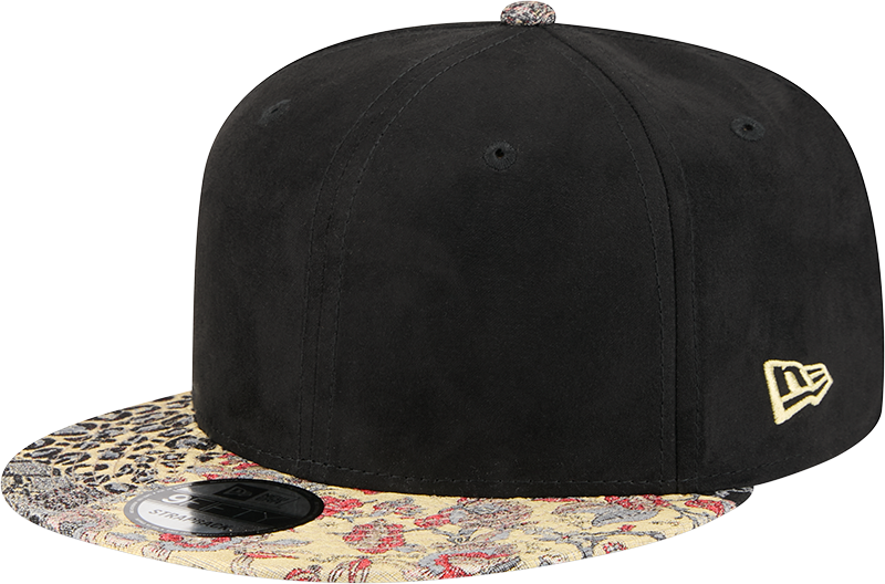 New Era Cap Gold Tier Multi-Pattern Black 9FIFTY Adjustable Hat