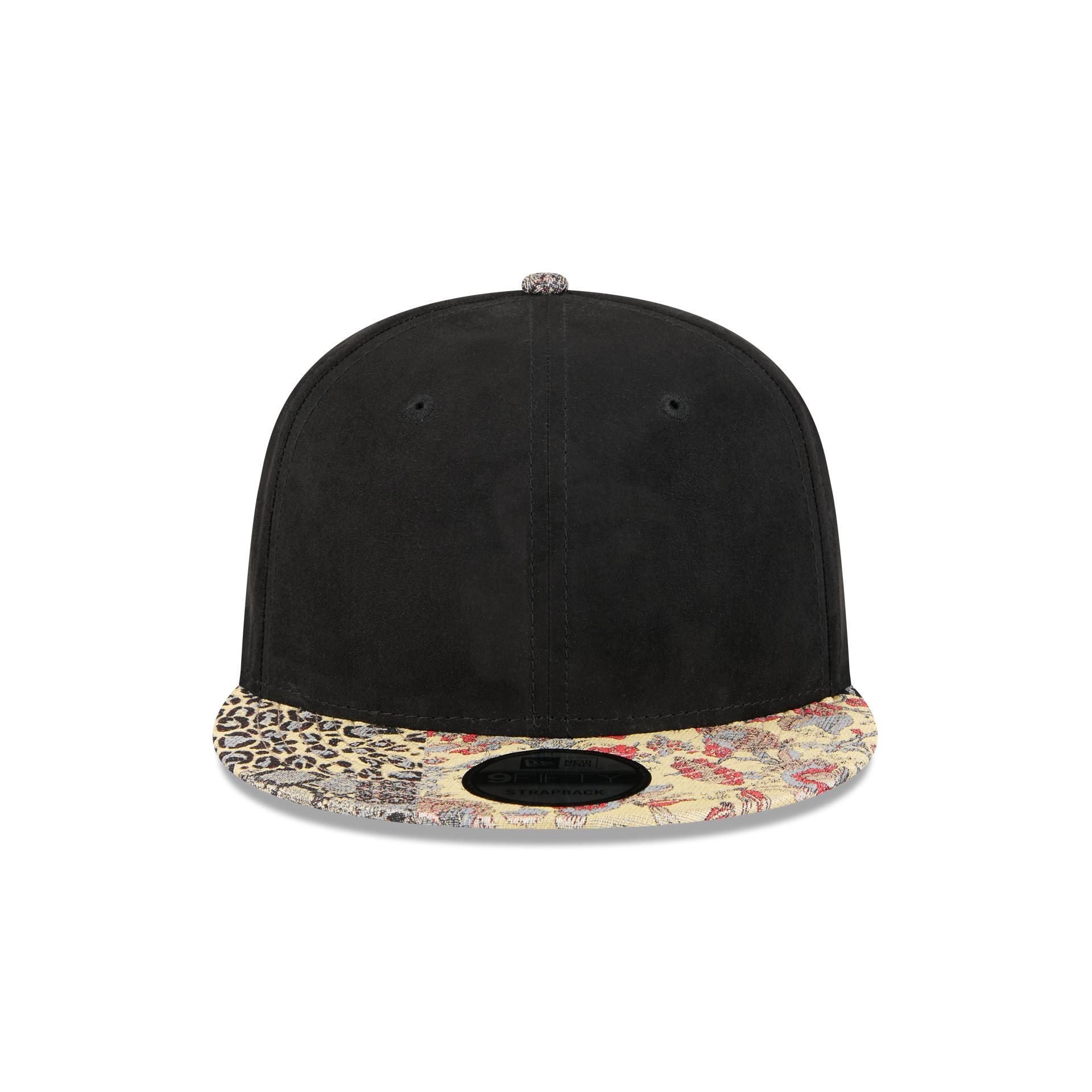 New Era Cap Gold Tier Multi-Pattern Black 9FIFTY Adjustable Hat