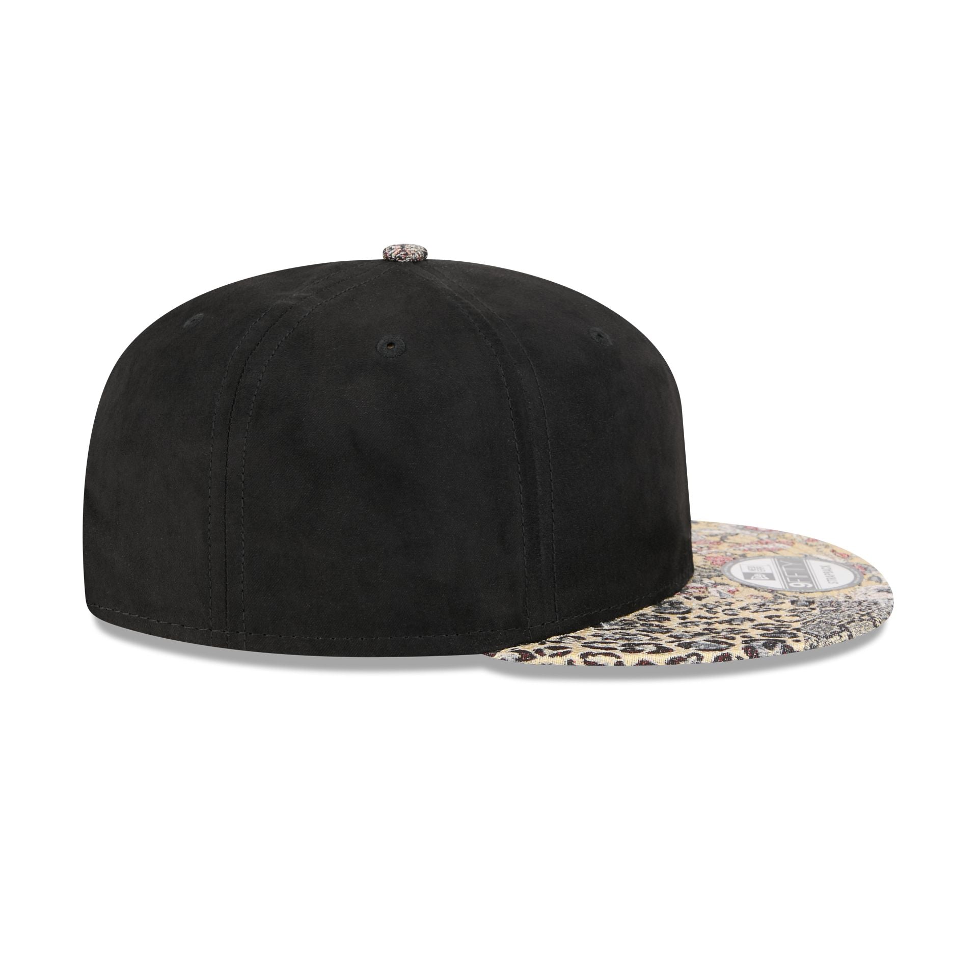 New Era Cap Gold Tier Multi-Pattern Black 9FIFTY Adjustable Hat