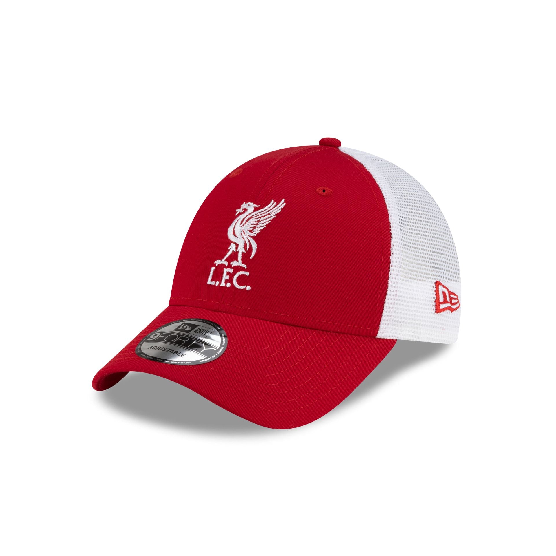 Liverpool FC Patch Scarlet 9FORTY Trucker Hat – New Era Cap