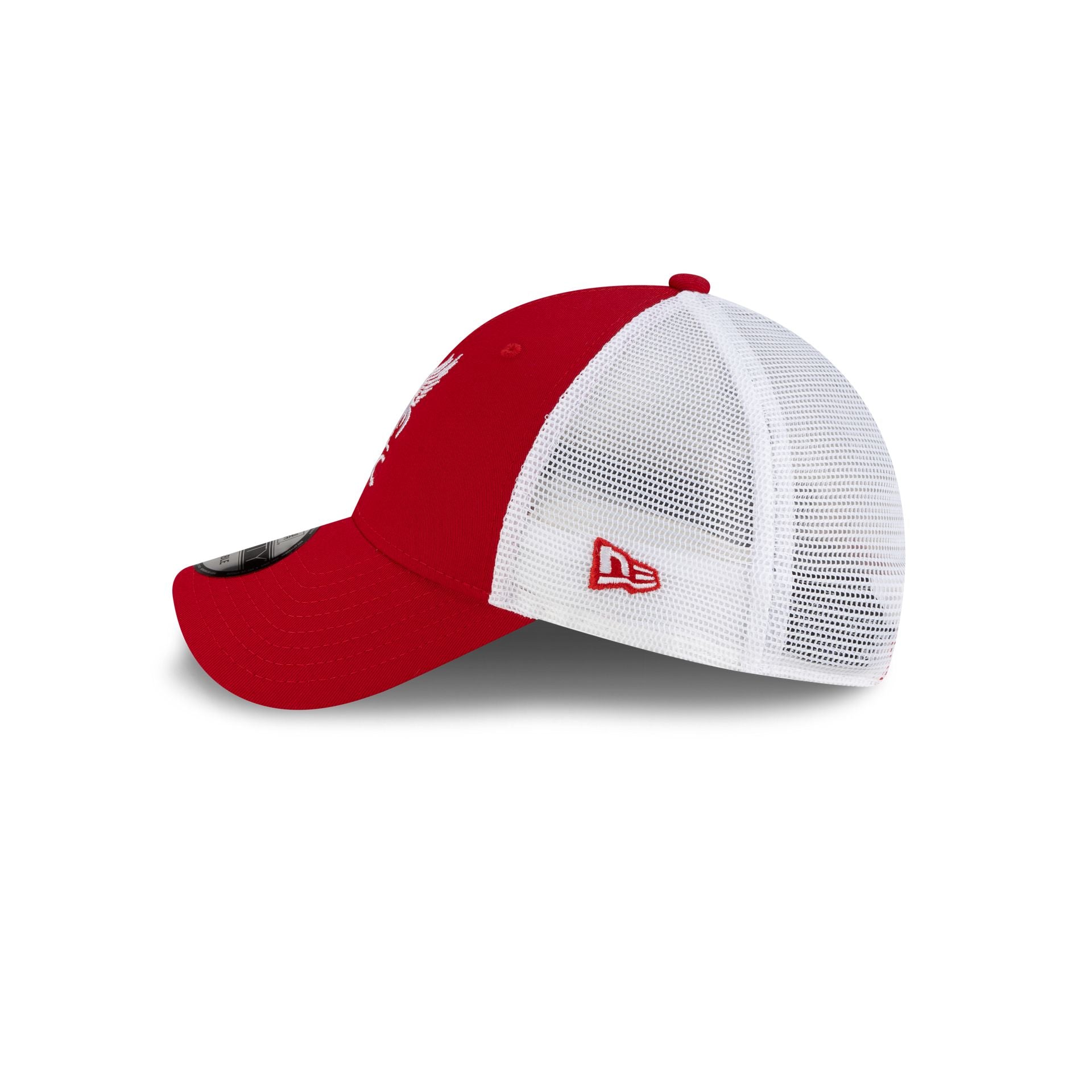 Liverpool FC Patch Scarlet 9FORTY Trucker Hat – New Era Cap