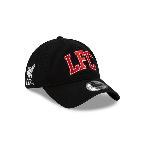 Liverpool FC Wordmark Black 9TWENTY Adjustable Hat – New Era Cap